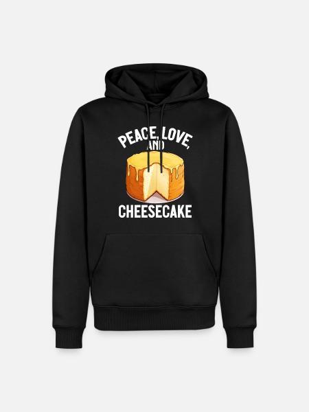 Cheesecake Gift - Men’s Premium Organic Hoodie - black