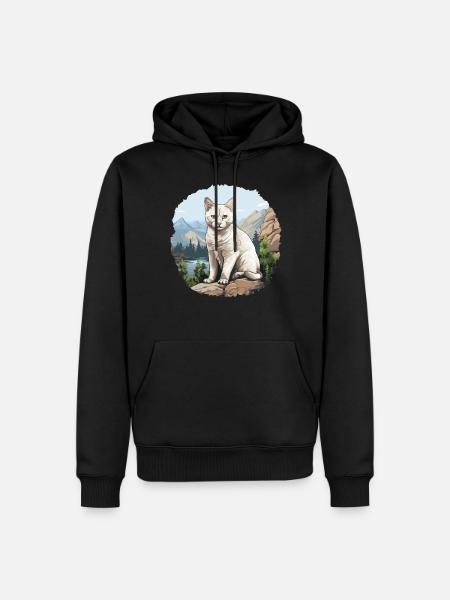 Burmilla Kitten Burmilla Cat - Men’s Premium Organic Hoodie - black
