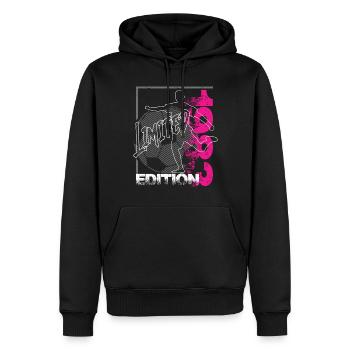 Limited Edition 1983 Limited Edition Fußball - Männer Premium Bio Hoodie - Schwarz - Vorne - Nico (187cm)