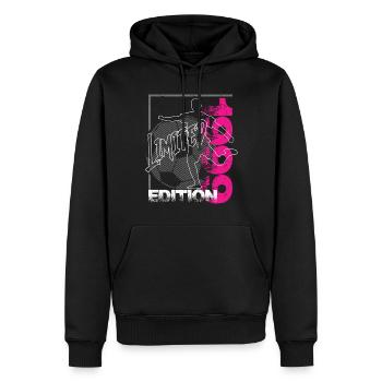 Limited Edition 1999 Limited Edition Fußball - Männer Premium Bio Hoodie - Schwarz - Vorne - Nico (187cm)