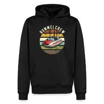 Freizeitpark Kirmes Rummel Autoscooter - Männer Premium Bio Hoodie - Schwarz - Vorne - Nico (187cm)