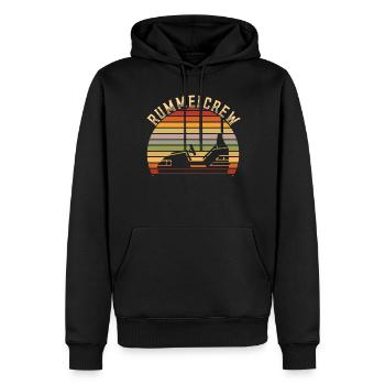 Freizeitpark Kirmes Rummel Autoscooter - Männer Premium Bio Hoodie - Schwarz - Vorne - Nico (187cm)