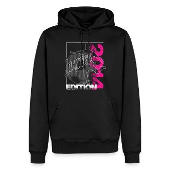 Limited Edition 2014 Limited Edition Fußball - Männer Premium Bio Hoodie - Schwarz - Vorne - Nico (187cm)