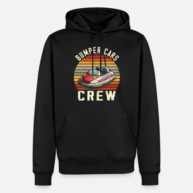 Freizeitpark Kirmes Rummel Autoscooter - Männer Premium Bio Hoodie - Schwarz
