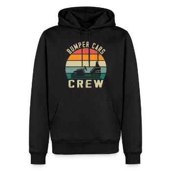 Freizeitpark Kirmes Rummel Autoscooter - Männer Premium Bio Hoodie - Schwarz - Vorne - Nico (187cm)