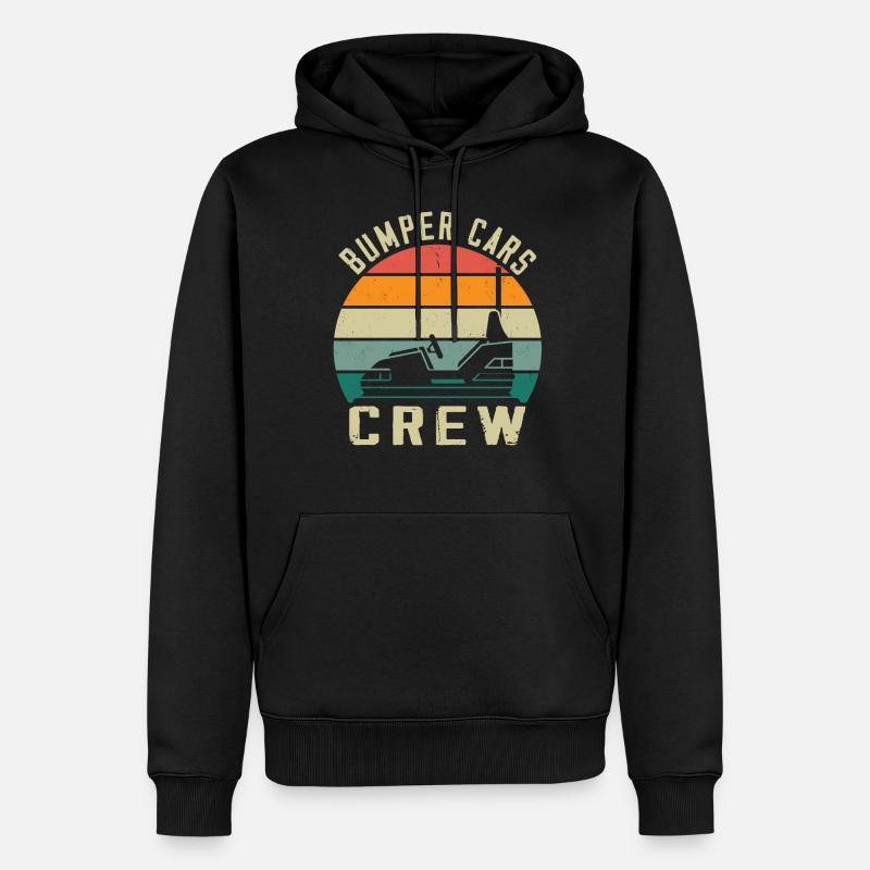 Freizeitpark Kirmes Rummel Autoscooter - Männer Premium Bio Hoodie - Schwarz