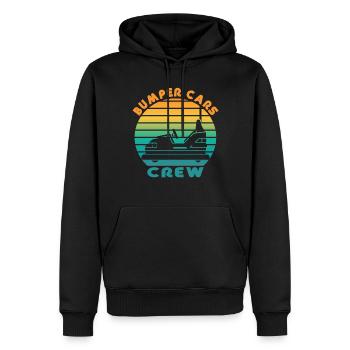 Freizeitpark Kirmes Rummel Autoscooter - Männer Premium Bio Hoodie - Schwarz - Vorne - Nico (187cm)