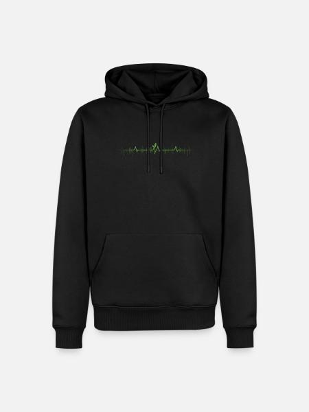 Jardinage de l’agriculture micro-verte - Sweat à capuche Premium bio Homme - noir