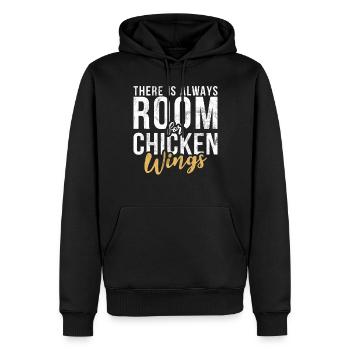 Chicken Wings Gifts - Männer Premium Bio Hoodie - Schwarz - Vorne - Nico (187cm)