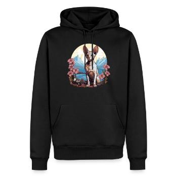 Cornish Rex Kätzchen Cornish Rex Katze - Männer Premium Bio Hoodie - Schwarz - Vorne - Nico (187cm)