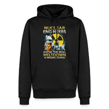 Nuclear Technician Nuclear Engineer - Men’s Premium Organic Hoodie - black - Front - Nico (187cm)