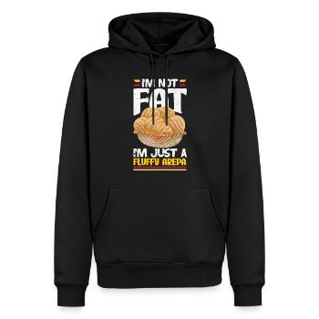 Arepas Kolumbianisch Venezoela Essen - Männer Premium Bio Hoodie - Schwarz - Vorne - Nico (187cm)