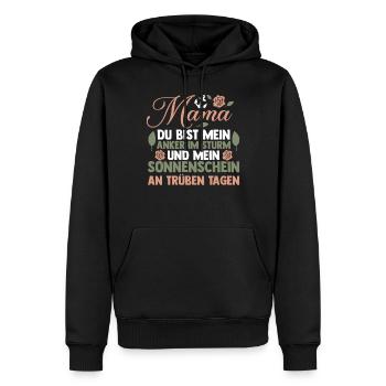 Mutter Muttertag Mama - Männer Premium Bio Hoodie - Schwarz - Vorne - Nico (187cm)