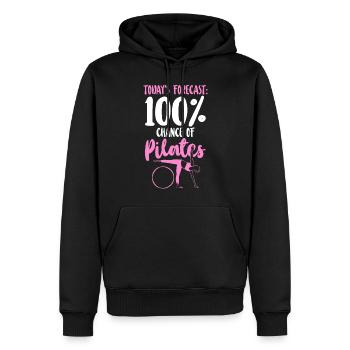 Pilates Instructor Teacher Today's - Männer Premium Bio Hoodie - Schwarz - Vorne - Nico (187cm)