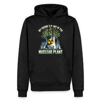 Nuclear Engineer My Favorite Plant Nuclear Plant - Men’s Premium Organic Hoodie - black - Front - Nico (187cm)
