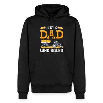 Arepas Colombien Venezuela Nourriture - Sweat à capuche Premium bio Homme - noir - Devant - Nico (187cm)