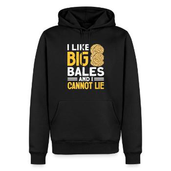 Arepas Kolumbianisch Venezoela Essen - Männer Premium Bio Hoodie - Schwarz - Vorne - Nico (187cm)