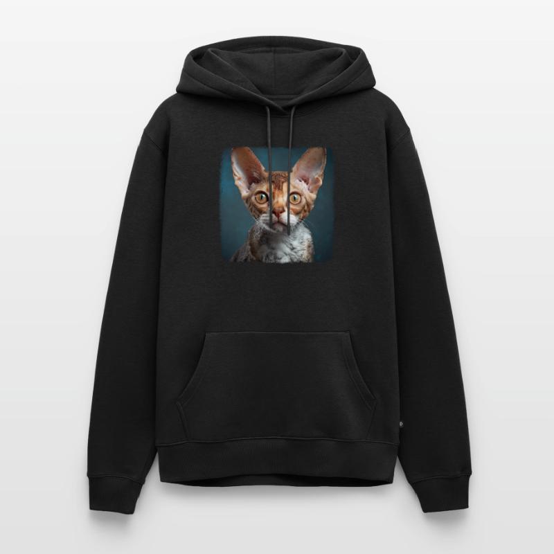 Devon Rex Kitten Devon Rex Cat Men’s Premium Organic Hoodie