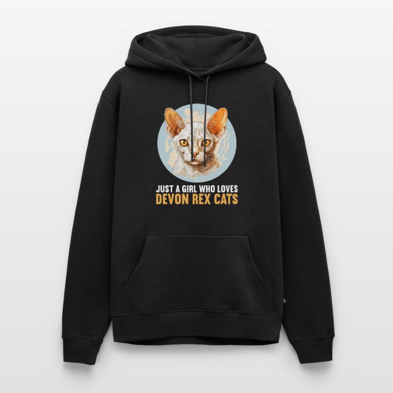 Devon Rex Kitten Devon Rex Cat Men’s Premium Organic Hoodie