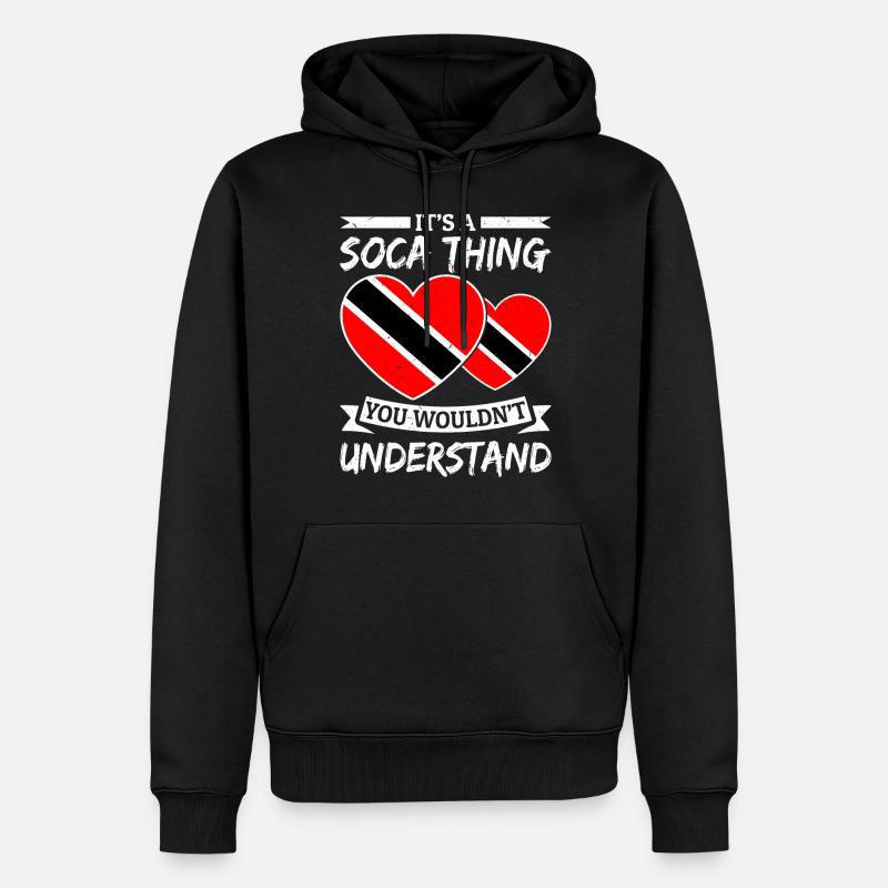 Soca Dance Trinité-et-Tobago - Sweat à capuche Premium bio Homme - noir