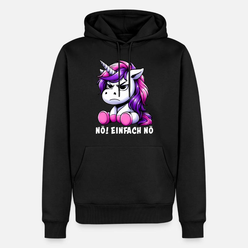 Non, juste Pas du tout - Sweat à capuche Premium bio Homme - noir