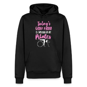 Pilates Instructor Teacher Today's - Männer Premium Bio Hoodie - Schwarz - Vorne - Nico (187cm)