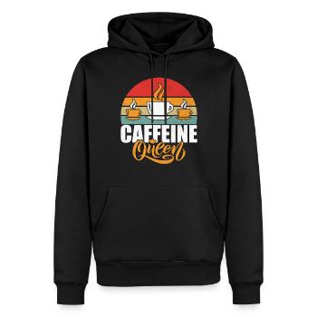Coffee Gifts - Männer Premium Bio Hoodie - Schwarz - Vorne - Nico (187cm)
