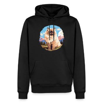 Chat de l’Himalaya Colourpoint Katze - Sweat à capuche Premium bio Homme - noir - Devant - Nico (187cm)
