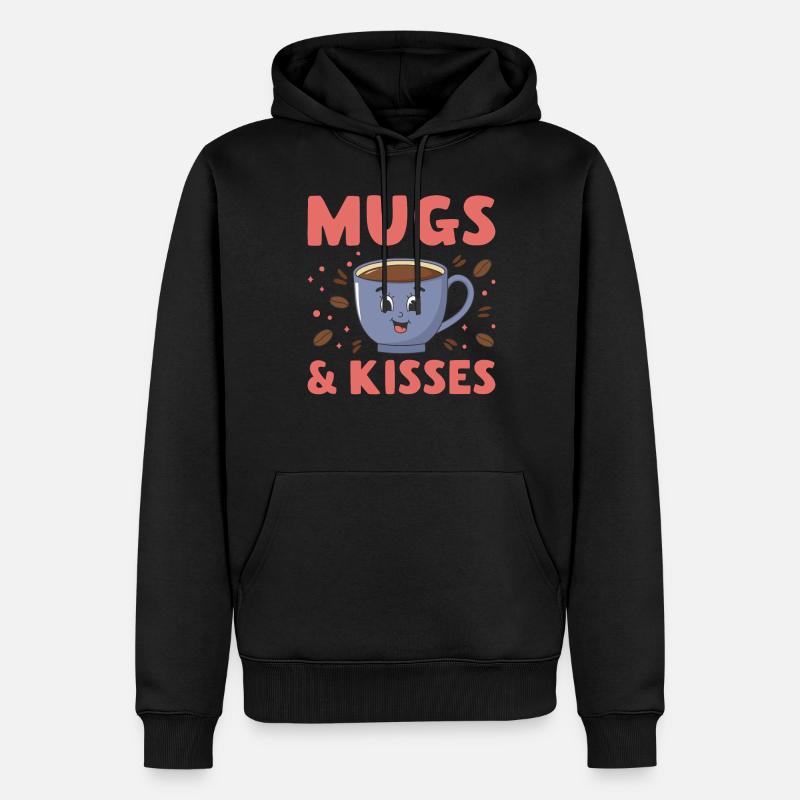 Cadeaux de café - Sweat à capuche Premium bio Homme - noir