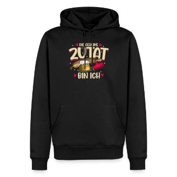 Die Geheime Zutat, Konditor, Bäckerei Bäcker - Männer Premium Bio Hoodie - Schwarz - Vorne - Nico (187cm)