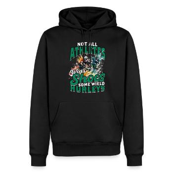 Hurling Hurleys - Männer Premium Bio Hoodie - Schwarz - Vorne - Nico (187cm)