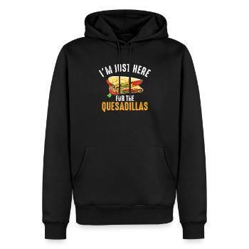 quesadillas mexican food - Männer Premium Bio Hoodie - Schwarz - Vorne - Nico (187cm)