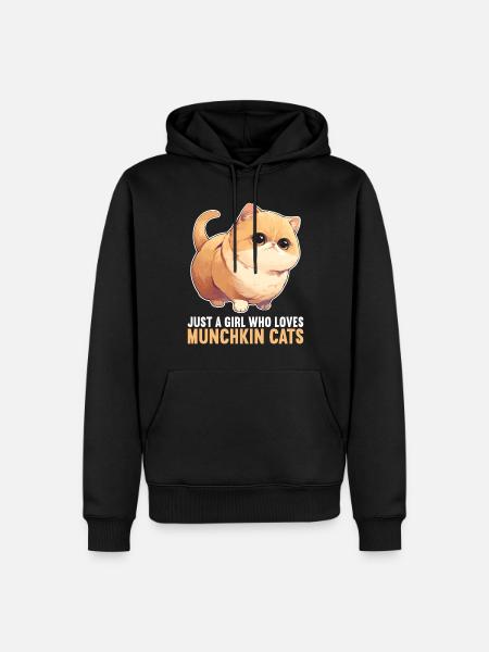 Munchkin Chaton Munchkin Chat - Sweat à capuche Premium bio Homme - noir
