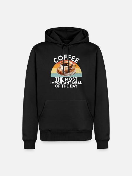 Coffee Gifts - Männer Premium Bio Hoodie - Schwarz