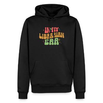 Groovy Lesen Bibliothekar Lustige Bibliothek - Männer Premium Bio Hoodie - Schwarz - Vorne - Nico (187cm)
