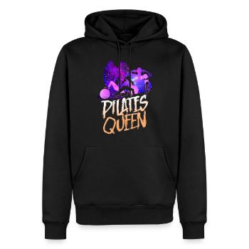 Instructeur de Pilates Professeur de Pilates - Sweat à capuche Premium bio Homme - noir - Devant - Nico (187cm)