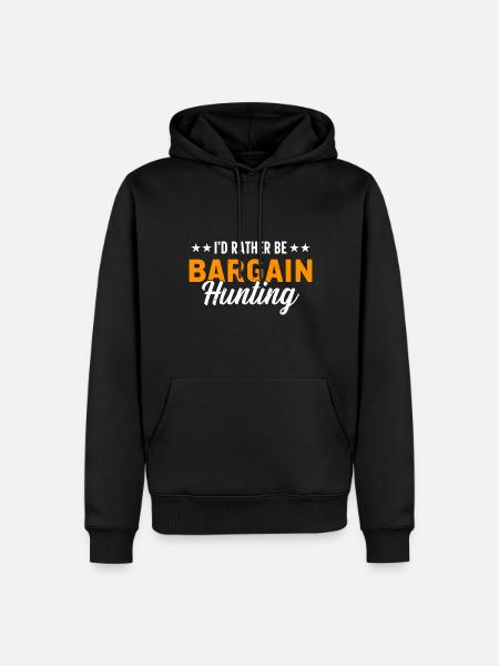 Vente de garage - Sweat à capuche Premium bio Homme - noir
