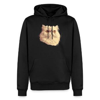 Persian Cat Perserkatze - Männer Premium Bio Hoodie - Schwarz - Vorne - Nico (187cm)