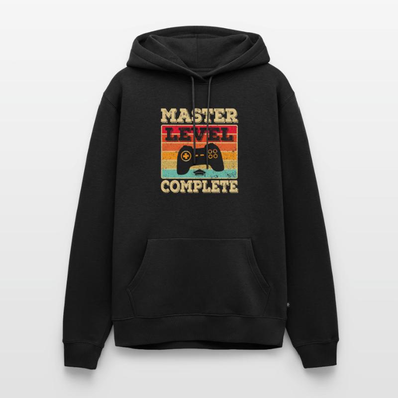 Master Abschluss Absolvent BWL Student Studium Männer Premium Bio Hoodie