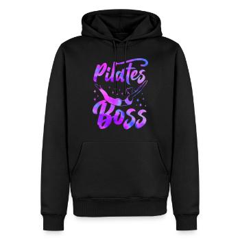 Pilates Instructor Teacher Pilates - Männer Premium Bio Hoodie - Schwarz - Vorne - Nico (187cm)