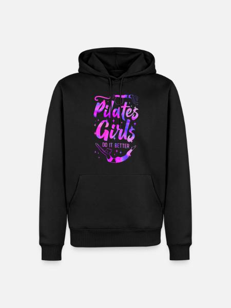 Pilates Instructor Teacher Pilates - Men’s Premium Organic Hoodie - black