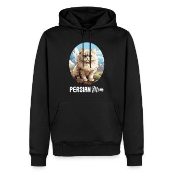 Persian Cat Perserkatze - Männer Premium Bio Hoodie - Schwarz - Vorne - Nico (187cm)