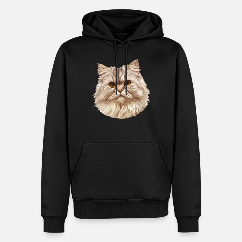 Ragamuffin Chaton Ragamuffin Chat - Sweat à capuche Premium bio Homme - noir
