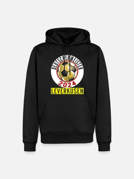 GERMAN CHAMPION 2024 LEVERKUSEN - Men’s Premium Organic Hoodie - black