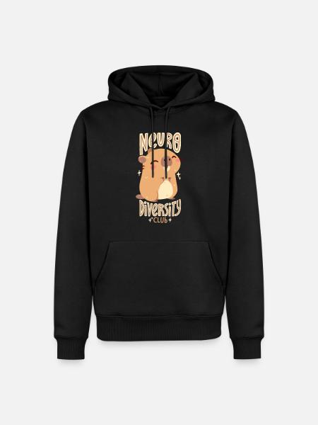 Neurodiversity Club - Men’s Premium Organic Hoodie - black