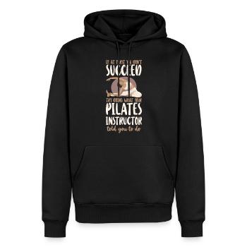 Pilates Instructor Teacher If At - Männer Premium Bio Hoodie - Schwarz - Vorne - Nico (187cm)