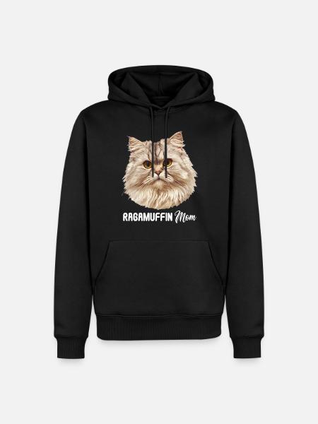 Ragamuffin Kitten Ragamuffin Cat - Men’s Premium Organic Hoodie - black