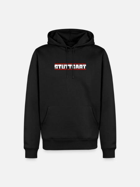 Stuttgart - Men’s Premium Organic Hoodie - black