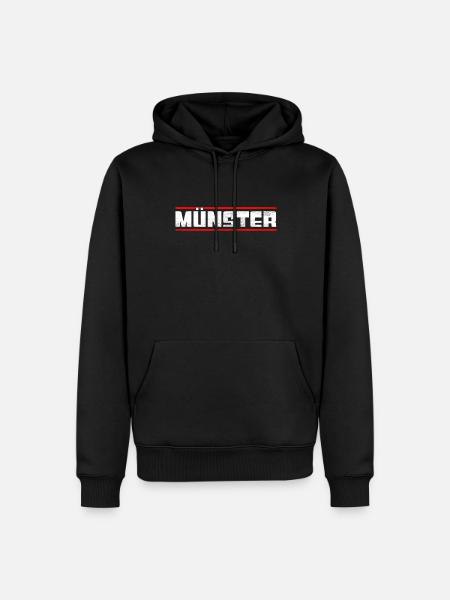 Minster - Men’s Premium Organic Hoodie - black