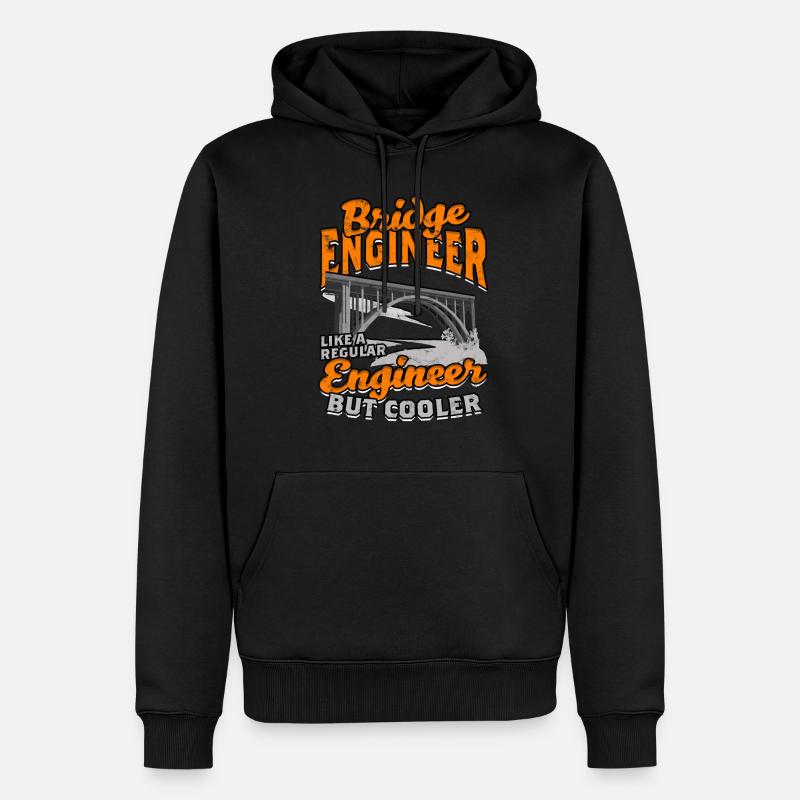 Bridge Engineer Civil Engineering - Men’s Premium Organic Hoodie - black